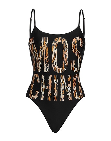 MOSCHINO One-piece swimsuits SWIM Black 80% Polyamide, 20% Elastane