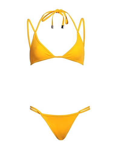 THE ATTICO Bikini Yellow 88% Polyamide, 12% Elastane