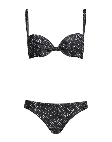 EMPORIO ARMANI Bikini Black 80% Polyamide, 20% Elastane