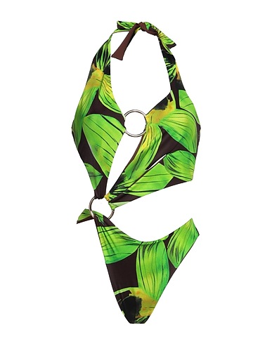 LOUISA BALLOU One-piece swimsuits Dark brown 78% Polyamide, 22% Elastane