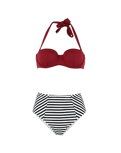 EMPORIO ARMANI Bikini Bordeaux 91% Polyester, 9% Elastan