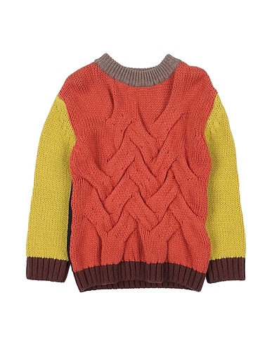 WOLF&RITA Jumper Rust 60% Cotton, 40% Other Fibres