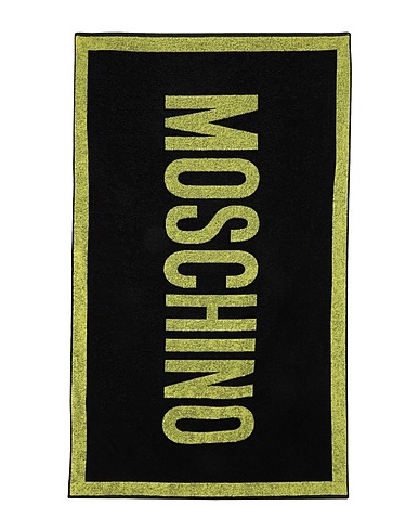 MOSCHINO Beach towel SWIM Yellow 100% Cotton