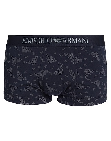 EMPORIO ARMANI Caleçon Bleu marine 95% Coton, 5% Élasthanne, Polyamide, Polyester