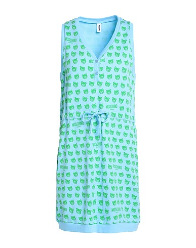 MOSCHINO Copricostume Celeste 95% Cotone, 5% Elastan