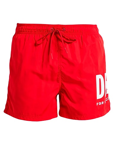 DIESEL Boxer mare Rosso 100% Poliestere