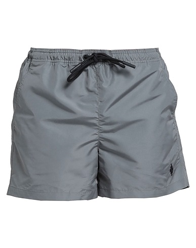 MARCELO BURLON Boxer mare Grigio Poliestere, Poliammide riciclato