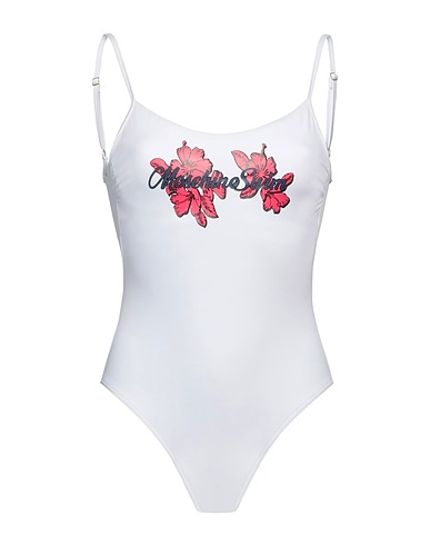 MOSCHINO Costume intero Bianco 78% Poliammide, 22% Elastan