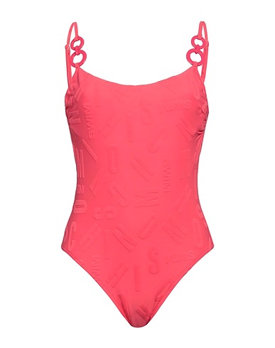 MOSCHINO One-piece swimsuits SWIM Coral 92% Polyamide, 8% Elastane