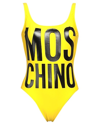 MOSCHINO Costume intero SWIM Giallo 80% Poliammide, 20% Elastan
