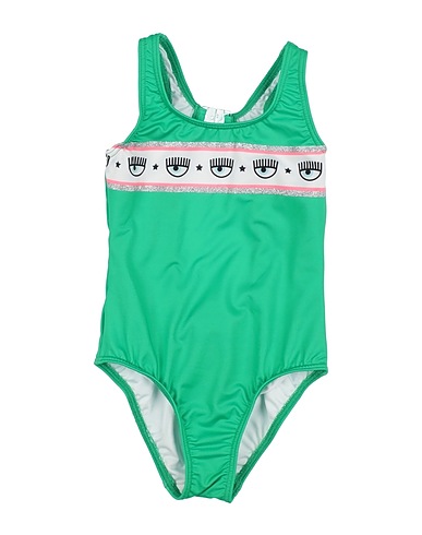 MONNALISA x CHIARA FERRAGNI Badeanzug Grün 86% Polyester, 14% Elastan