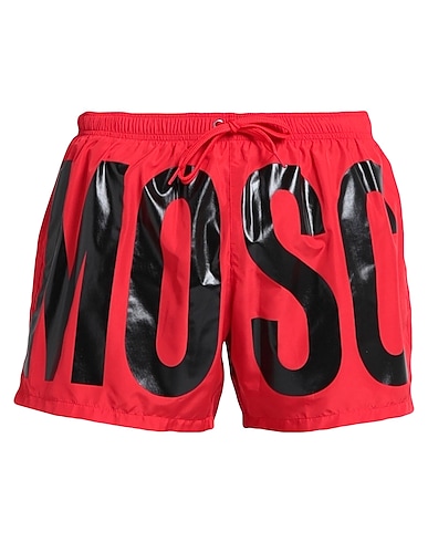 MOSCHINO Boxer mare SWIM Rosso 100% Poliestere