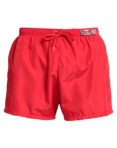 MOSCHINO Boxer mare Rosso 100% Poliestere