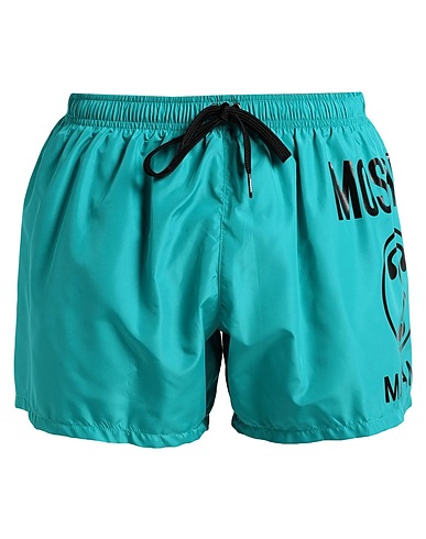 MOSCHINO Μαγιό βερμούδα SWIM Πράσινο πετρόλ 100% Πολυεστέρας