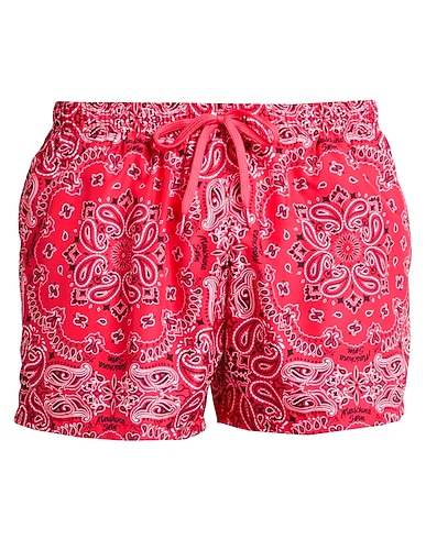 MOSCHINO Swim shorts SWIM ROSSO 100% Polyester