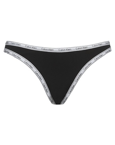 CALVIN KLEIN Bikini Black 79% Polyester, 21% Elastane