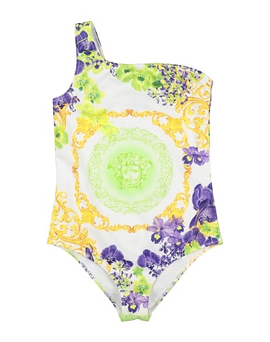 VERSACE YOUNG One-piece swimsuits White 78% Polyester, 22% Elastane