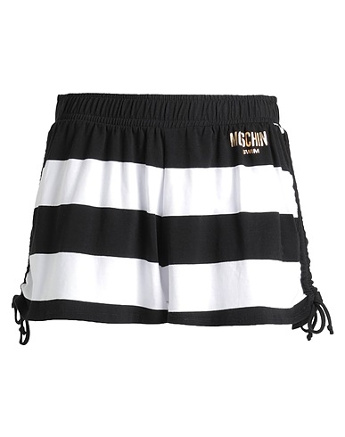 MOSCHINO Beachwear Schwarz 94% Baumwolle, 6% Elastan