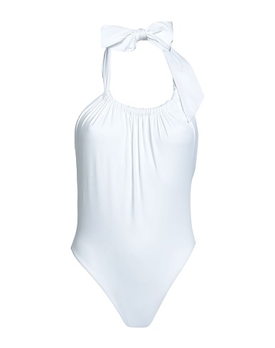 FEDERICA TOSI Costume intero Bianco 87% Poliammide, 13% Elastan