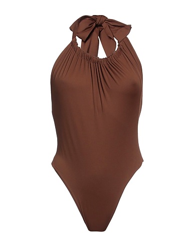 FEDERICA TOSI Costume intero Marrone 87% Poliammide, 13% Elastan