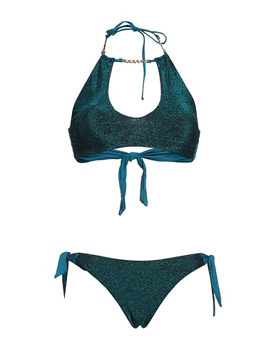 VACANZE ITALIANE Bikini Verde petrolio 70% Poliammide, 30% Fibra di metallo