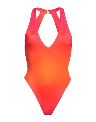 LOUISA BALLOU One-piece swimsuits Orange 78% Polyamide, 22% Elastane