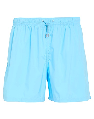 FEDELI Shorts de bain SWIM&WEAR Bleu ciel 100% Polyester