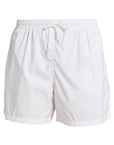FEDELI Swim shorts White 100% Polyester