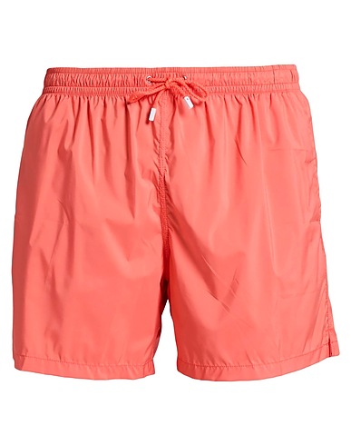 FEDELI Swim shorts Salmon pink 100% Polyester