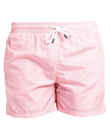 FEDELI Swim shorts Salmon pink 100% Polyester
