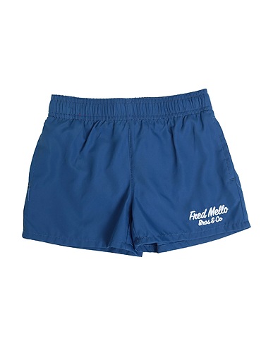 FRED MELLO Swim shorts Navy blue 100% Polyester