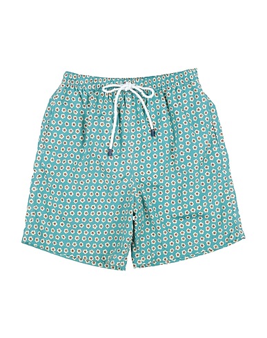 FEDELI Swim shorts Sage green 100% Recycled polyester
