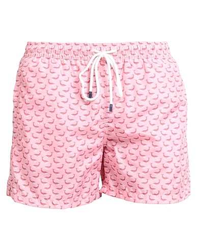 FEDELI Swim shorts Pink 100% Recycled polyester
