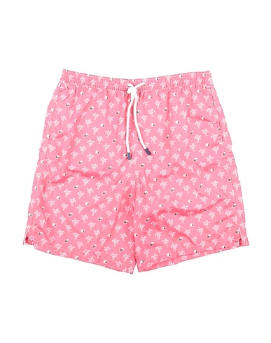 FEDELI Swim shorts Pink 100% Polyester