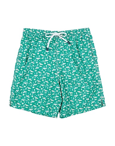 FEDELI Swim shorts Green 100% Polyester
