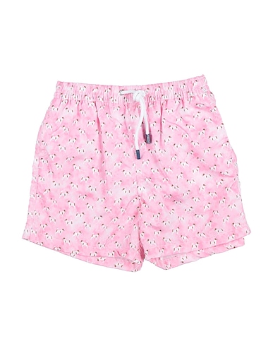 FEDELI Swim shorts Pink 100% Polyester