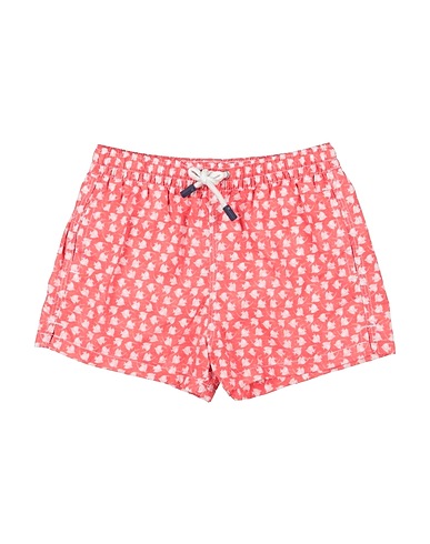 FEDELI Swim shorts Coral 100% Polyester
