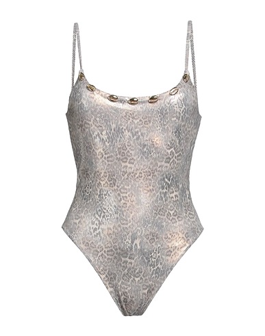 JIJIL One-piece swimsuits Brown 87% Polyamide, 13% Elastane, Polyester