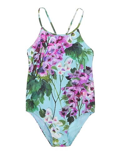 DOLCE&GABBANA One-piece swimsuits Sky blue 73% Polyamide, 27% Elastane