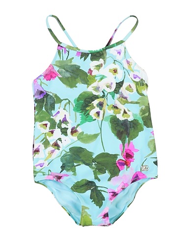 DOLCE&GABBANA One-piece swimsuits Sky blue 73% Polyamide, 27% Elastane