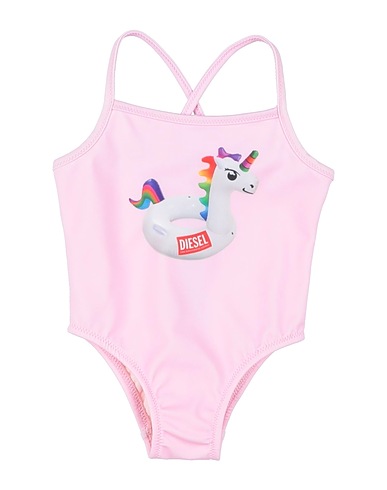 DIESEL Costume intero Rosa 82% Poliestere, 18% Elastan