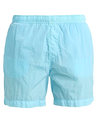 C.P. COMPANY Swim shorts Sky blue 100% Polyamide, Cotton
