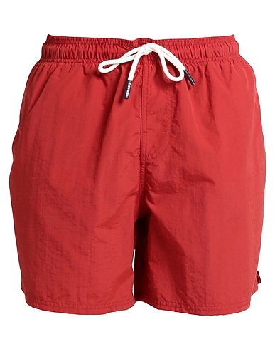 SEBAGO DOCKSIDES Swim shorts Tomato red 100% Nylon