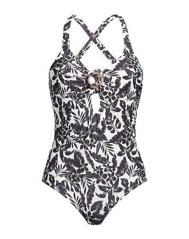 TWINSET One-piece swimsuits Black 87% Polyester, 13% Elastane