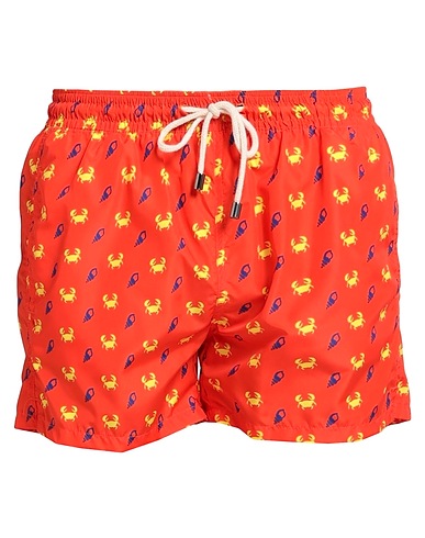 BASTONCINO Swim shorts Orange 100% Polyester