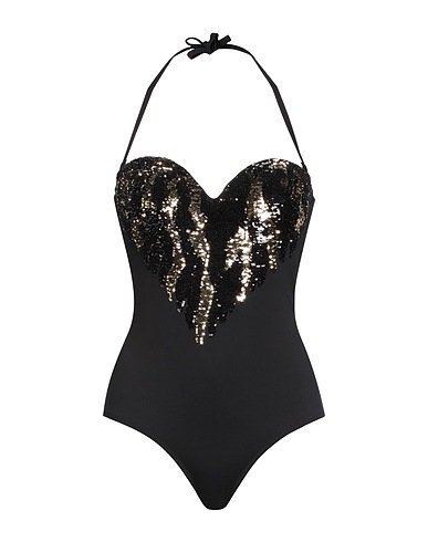 TWINSET One-piece swimsuits Black 87% Polyamide, 13% Elastane