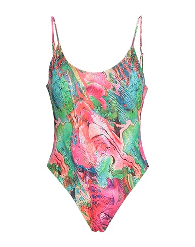 4GIVENESS One-piece swimsuits Green 82% Polyester, 18% Elastane