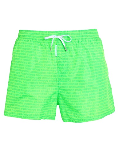 DSQUARED2 Swim shorts Green 100% Polyamide