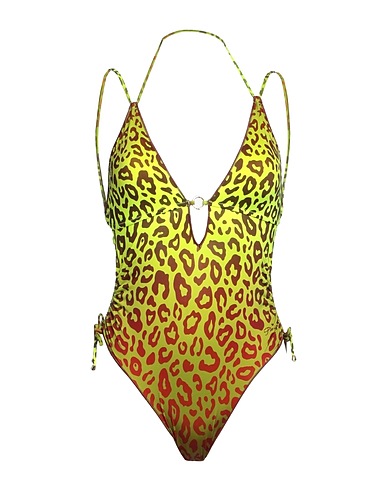 PIN UP STARS Costume intero Verde lime 80% Poliestere, 20% Elastan