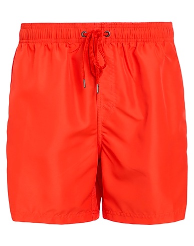 SUNDEK Shorts de bain Rouge vif 52% Polyester recyclé, 48% Polyester